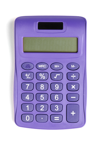 purple calculator